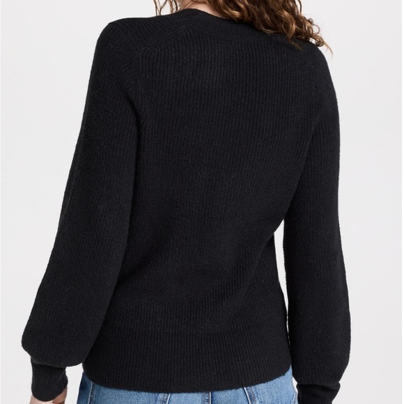 Madewell Melwood Square Neck Pullover Sweater black XL - Picture 2 of 10